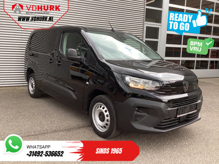 Peugeot Partner Van 1.5 HDi 100 cv L2 MARGE ZGAN Virtual Cockpit/ 3pers./ Carplay/ PDC/ Cruise/ Airco