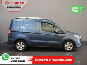Ford Transit Courier Bestelbus 1.0 EcoBoost BENZINE BPM VRIJ! Dealer Onderhouden/ NL Auto/ Carplay/ Climate/ Cruise/ Stoelverw./ Trekhaak/ LMV