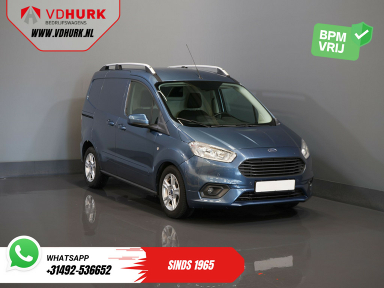 ¡Ford Transit Courier Furgoneta 1.0 EcoBoost BENZINE BPM FREE! Revisado/ NL Car/ Carplay/ Clima/ Cruise/ Calefacción de asientos/ Barra de remolque/ LMV