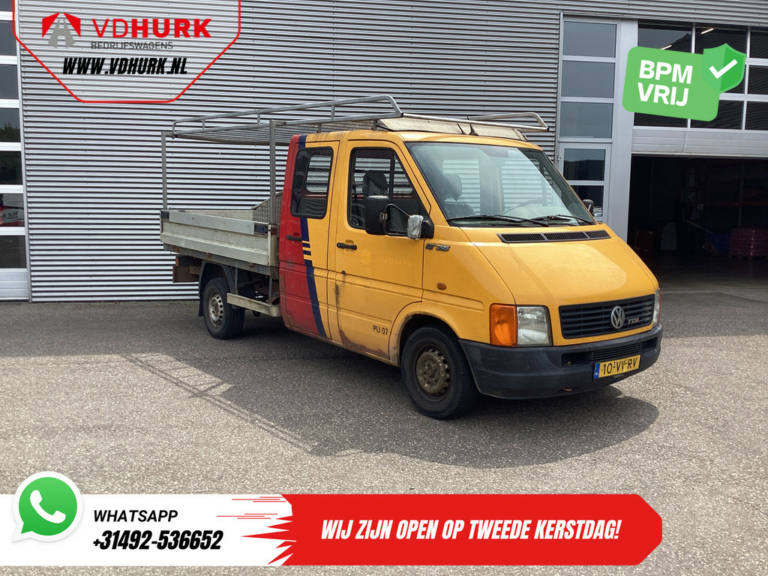 Volkswagen Lt 35 Offener Aufbau 2.8 TDI 130 PS L3 DC Doppelkabine EXPORT NUR Offener Aufbau 2.8t Trekverm./ 6 Personen/ Imperial/ Anhängerkupplung/ 210x194x40