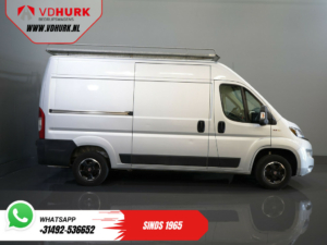 Fiat Ducato Bestelbus 2.3 MJ 120 pk L2H2 BPM VRIJ! Glasresteel/ Glastransporter/ Glaswagen/ Navi/ Climate/ Camera/ 2.5t Trekverm/ Imperiaal