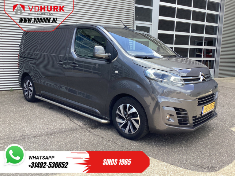 Citroën Jumpy Bestelbus 2.0 HDI 180 pk Aut. EXPORT ONLY Carplay/ Head-up/ Climate/ Camera/ Navi/ Sidebars/ PDC