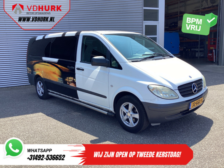 Mercedes-Benz Vito Passenger Transport 109 CDI L3 EXPORT ONLY (€7,744,- Incl. VAT/BPM Free!) 9 Person/ Kombi/ Combi/ 9P/ Sidebars/ Camera/ Towing Hook/ Airco
