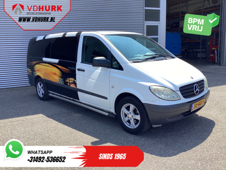Mercedes-Benz Vito Trasporto passeggeri 109 CDI L3 SOLO ESPORTAZIONE (€ 6.655,- IVA inclusa/BPM esente!) 9 posti/ Kombi/ Combi/ 9P/ Barre laterali/ Telecamera/ Gancio di traino/ Aria condizionata