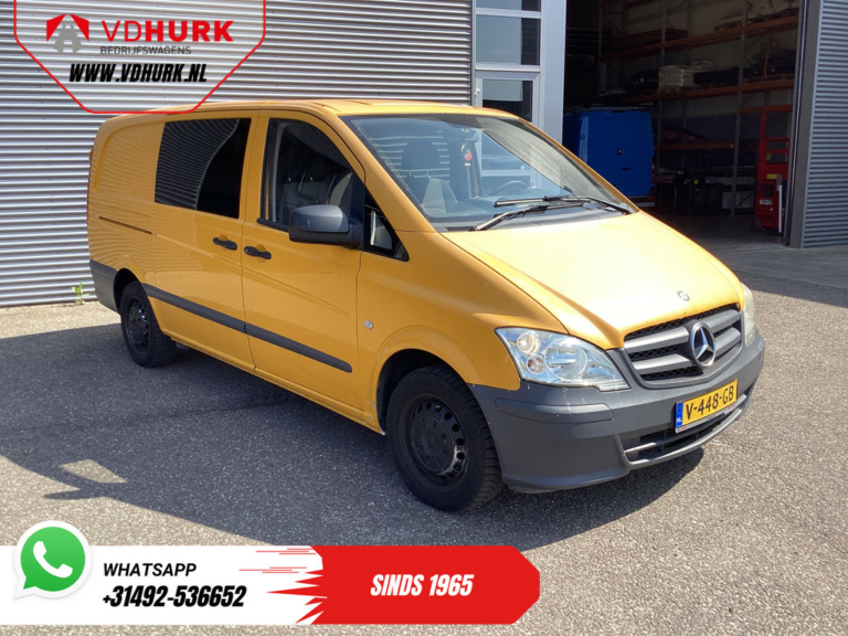Mercedes-Benz Vito Van 113 CDI L2 DC Doppelkabine Komfort EXPORT ONLY Klimaanlage/ Cruise/ Anhängerkupplung
