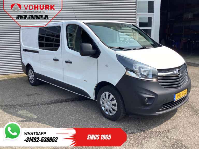 Opel Vivaro Van 1.6 CDTI 125 CP L2 DC Double Cab EXPORT ONLY Climă/ Navi/ Cruise/ Camera/ PDC