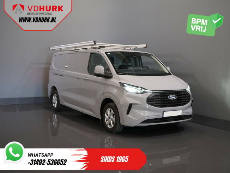Ford Transit Custom Van 320 2.0 TDCI 170 к.с. Aut. L2 Обмежений BPM БЕЗКОШТОВНО! Імператорська + драбина / LED / Seatverw./ Carplay / Камера / PDC / LMV / Круїз / Фаркоп / / Автомагнітола / / Автомагнітола / / Автомагнітола / / Автомагнітола / / Автомагнітола / 