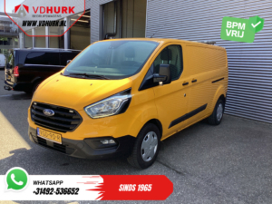 Ford Transit Custom Bestelbus 340 2.0 TDCI 130 pk L2 EXPORT ONLY Schuifdeur 2x/ 2.8t Trekverm./ Carplay/ Stoelverw./ Camera/ Trekhaak