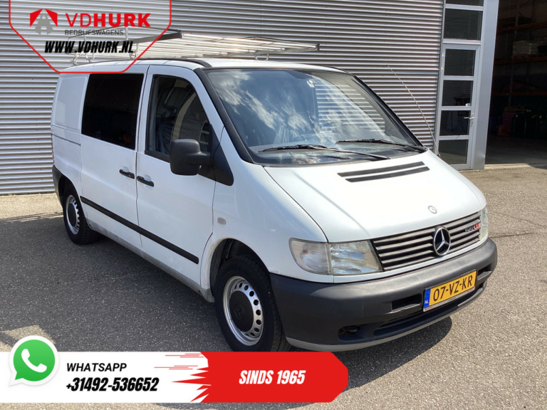 Mercedes-Benz Vito Bestelbus 108 CDI EXPORT ONLY ENGINE DEFECT NL Auto/ Trekhaak/ Imperiaal/ Fietsendrager