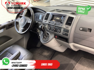 Volkswagen Transporter Bestelbus 2.0 TDI DSG Aut. 140 pk L2 DC Dubbel Cabine EXPORT ONLY NL Auto/ APK 04-2026/ Riem V.V./ Leder/ Cruise/ Camera/ Navi/ Sidebars/ 