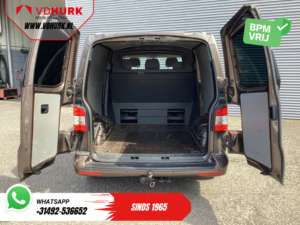 Volkswagen Transporter Bestelbus 2.0 TDI DSG Aut. 140 pk L2 DC Dubbel Cabine EXPORT ONLY NL Auto/ APK 04-2026/ Riem V.V./ Leder/ Cruise/ Camera/ Navi/ Sidebars/ 