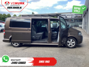 Volkswagen Transporter Bestelbus 2.0 TDI DSG Aut. 140 pk L2 DC Dubbel Cabine EXPORT ONLY NL Auto/ APK 04-2026/ Riem V.V./ Leder/ Cruise/ Camera/ Navi/ Sidebars/ 