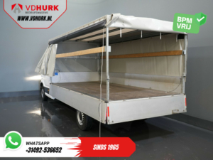 Volkswagen Crafter Open laadbak 35 2.0 TDI 180 pk DSG Aut. BPM VRIJ! 430x203 Open laadbak/ Schuifzeil/ Huif/ Climate/ Adapt. Cruise/ Camera/ Carplay