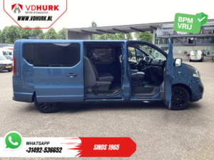 Opel Vivaro Bestelbus 1.6 CDTI 140 pk L2 DC Dubbel Cabine EXPORT ONLY 2x Schuifdeur/ Leder/ Climate/ Carplay/ Camera/ Cruise/ PDC/ Trekhaak/ LMV