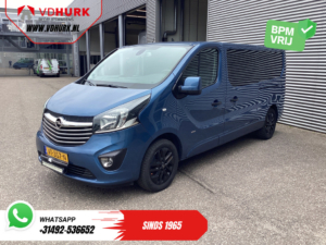 Opel Vivaro Bestelbus 1.6 CDTI 140 pk L2 DC Dubbel Cabine EXPORT ONLY 2x Schuifdeur/ Leder/ Climate/ Carplay/ Camera/ Cruise/ PDC/ Trekhaak/ LMV