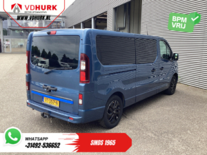 Opel Vivaro Bestelbus 1.6 CDTI 140 pk L2 DC Dubbel Cabine EXPORT ONLY 2x Schuifdeur/ Leder/ Climate/ Carplay/ Camera/ Cruise/ PDC/ Trekhaak/ LMV