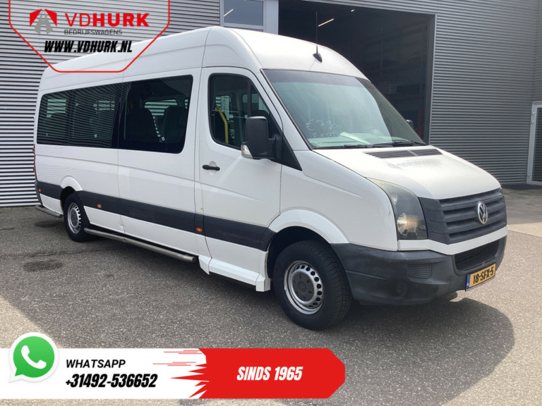 Volkswagen Crafter Personenvervoer 35 2.0 TDI L3H2 EXPORT ONLY! €9.559 incl BTW/BPM Rolstoellift/ 9 Pers/ 9P/ Sidebars/ Rearbar/ Airco