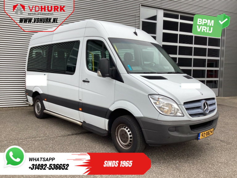 Mercedes-Benz Sprinter Personenvervoer Mercedes-Benz Sprinter 313 2.2 CDI L2H2 €10.164 Incl. BTW BPM VRIJ! EXPORT ONLY Combi/ 9 Persoons/ Kombi/ 9P/ Airco/ Rolstoellif