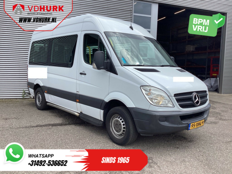 Mercedes-Benz Sprinter Personenvervoer 313 2.2 CDI L2H2 €10.769 Incl. BTW BPM VRIJ! EXPORT ONLY Combi/ 9 Persoons/ Kombi/ 9P/ Airco/ Rolstoellift
