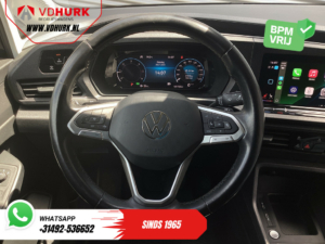 Volkswagen Caddy Cargo Maxi Van 2.0 TDI 125 к.с. DSG Aut. Black Edition BPM БЕЗКОШТОВНО! LED/ Адапт.круїз/ Шкіра/ Підігрів підставки/ Підігрів сидінь/ Навігація/ Carplay/ Камера/ ЦЗ/ L
