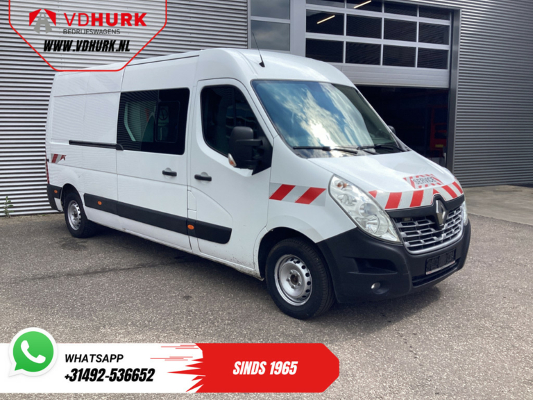 Renault Master Van 2.3 dCi 135 к.с. L3H2 DC Double Cab EXPORT ONLY Navi/ Aircon/ Cruise/ Towing Hook