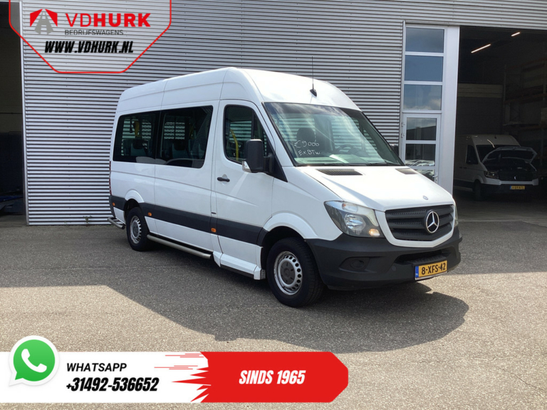 Mercedes-Benz Sprinter Personenvervoer Mercedes-Benz 313 2.2 CDI Aut. E6 L2H2 €10.890 Incl. BTW BPM VRIJ! EXPORT ONLY Combi/ 9 Persoons/ Kombi/ 9P/ Airco/ Rolstoellift