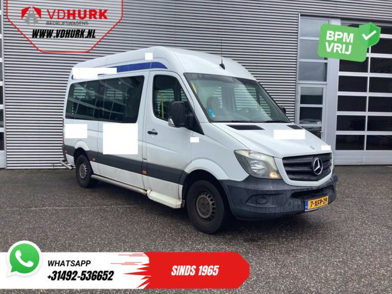 Mercedes-Benz Sprinter Transporte de Pasajeros 313 2.2 CDI Aut. L2H2 11.132 € IVA incl. ¡BPM FREE! SÓLO EXPORTACIÓN Combi/ 9 personas/ Kombi/ 9P/ Airco/ Elevador de silla de ruedas/ Asiento avanzado