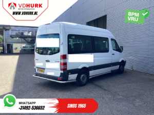 Mercedes-Benz Sprinter Пасажирський транспорт 313 2.2 CDI Авт. L2H2 €10 648 Вкл. ПДВ BPM БЕЗКОШТОВНО! ТІЛЬКИ ДЛЯ ЕКСПОРТУ Комбі/ 8 осіб/ 8P/ кондиціонер/ підйомник для інвалідних візків/ бокові стійки/ заднє сидіння