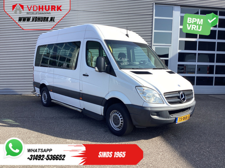 Mercedes-Benz Sprinter Personenvervoer 313 2.2 CDI L2H2 €9.922 Incl. BTW BPM VRIJ! EXPORT ONLY Combi/ 9 Persoons/ Kombi/ 9P/ Airco/ Rolstoellift