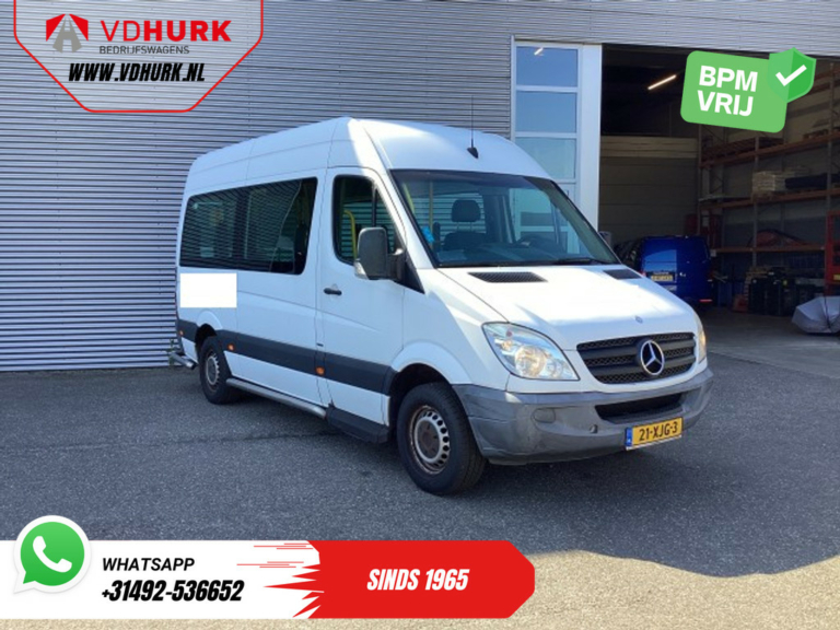 Mercedes-Benz Sprinter Personenvervoer 313 2.2 CDI L2H2 €9.922 Incl. BTW BPM VRIJ! EXPORT ONLY Combi/ 9 Persoons/ Kombi/ 9P/ Airco/ Rolstoellift