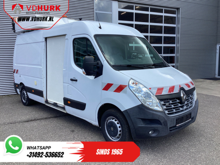 Renault Master Bestelbus 2.3 dCi 145 PK L3H2 EXPORT ONLY Chevron/ Safety/ Airco/ Cruise/ Camera /Service Vehicle/ Trekhaak
