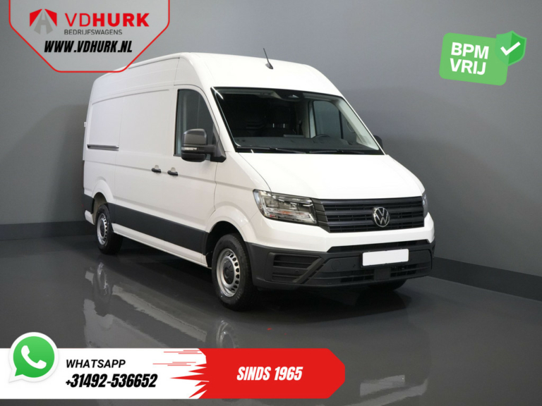 Volkswagen Crafter Bestelbus 35 140 pk DSG Aut. L3H3 BPM VRIJ! LED/ Virtual Cockpit/ Camera/ Cruise/ Carplay/ Gev.Stoel
