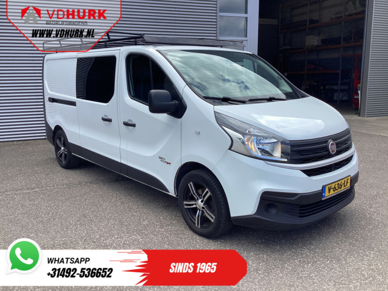 Fiat Talento Bestelbus 1.6 MJ 125 pk L2 DC Dubbel Cabine EXPORT ONLY Airco/ Android/ Camera/ Imperiaal