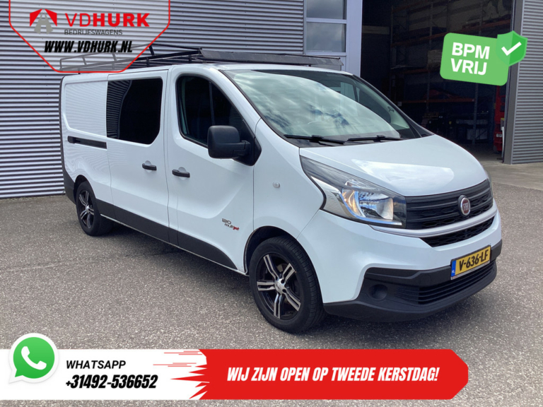 Fiat Talento Van 1.6 MJ 125 CP L2 DC Double Cab EXPORT ONLY Airco/ Android/ Camera/ Imperial