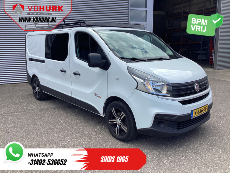 Fiat Talento Van 1.6 MJ 125 hp L2 DC Double Cab EXPORT ONLY Airco/ Android/ Camera/ Imperial