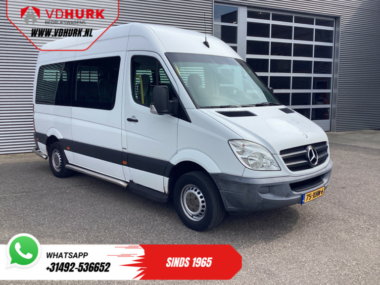 Mercedes-Benz Sprinter Personenvervoer 313 2.2 CDI Aut. L2H2 €11.132 Incl. BTW BPM VRIJ! EXPORT ONLY Combi/ 9 Persoons/ Kombi/ 9P/ Airco/ Rolstoellift/ Sidebars/ Rearb