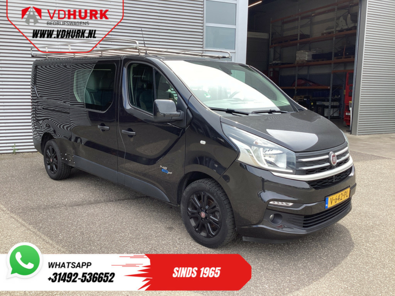 Fiat Talento Bestelbus 1.6 MJ 145 pk DC Dubbel Cabine EXPORT ONLY Imperiaal/ Climate/ Camera/ Cruise/ LMV/ PDC/ Trekhaak