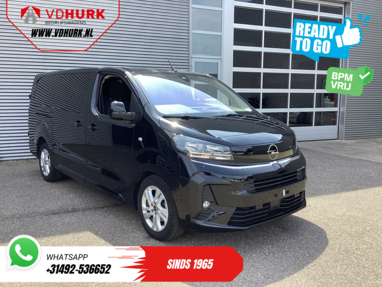 Opel Vivaro Van 2.0 CDTI 180 hp Aut DC Double Cab BPM FREE! 2xSliding door/ Adapt. Cruise/ Steering wheel/ Carplay/ LMV/ PDC/ Camera/ Detached towbar