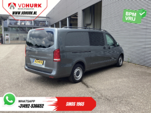 Mercedes-Benz Vito Bestelbus 114 CDI Aut. L3 XL DC Dubbele Cabine BPM VRIJ! LED/ Climate/ Navi/ Carplay/ Camera/ PDC/ Cruise