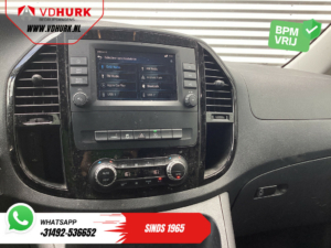 Mercedes-Benz Vito Bestelbus 114 CDI Aut. L3 XL DC Dubbele Cabine BPM VRIJ! LED/ Climate/ Navi/ Carplay/ Camera/ PDC/ Cruise