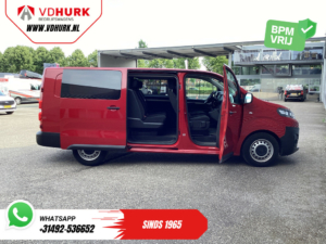 Citroën Jumpy Bestelbus 2.0 HDI 120 pk L3 DC Dubbel Cabine BPM VRIJ! 2x Schuifdeur/ 2.5t Trekverm./ PDC/ Cruise/ Airco