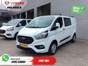 Ford Transit Custom Van 2.0 TDCI L2 Trend DC Doppia Cabina BPM GRATIS! Riscaldamento sedili/ Carplay/ Dispositivo di traino 2.7t/ Navi/ PDC/ Crociera