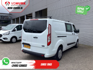 Ford Transit Custom Van 2.0 TDCI L2 Trend DC Doppia Cabina BPM GRATIS! Riscaldamento sedili/ Carplay/ Dispositivo di traino 2.7t/ Navi/ PDC/ Crociera