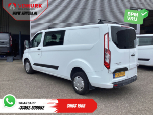 Ford Transit Custom Van 2.0 TDCI L2 Trend DC Doble Cabina ¡BPM GRATIS! Calefacción asientos/ Carplay/ 2.7t Dispositivo de remolque/ Navi/ PDC/ Cruise