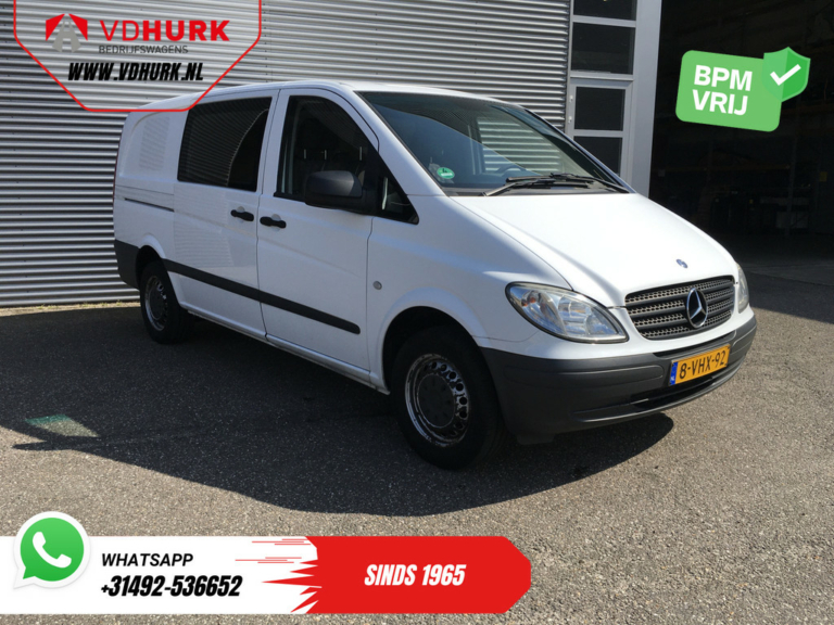 Mercedes-Benz Vito Bestelbus 109 CDI EXPORT ONLY NL Auto/ APK 03-2026/ 3 Pers./ Trekhaak
