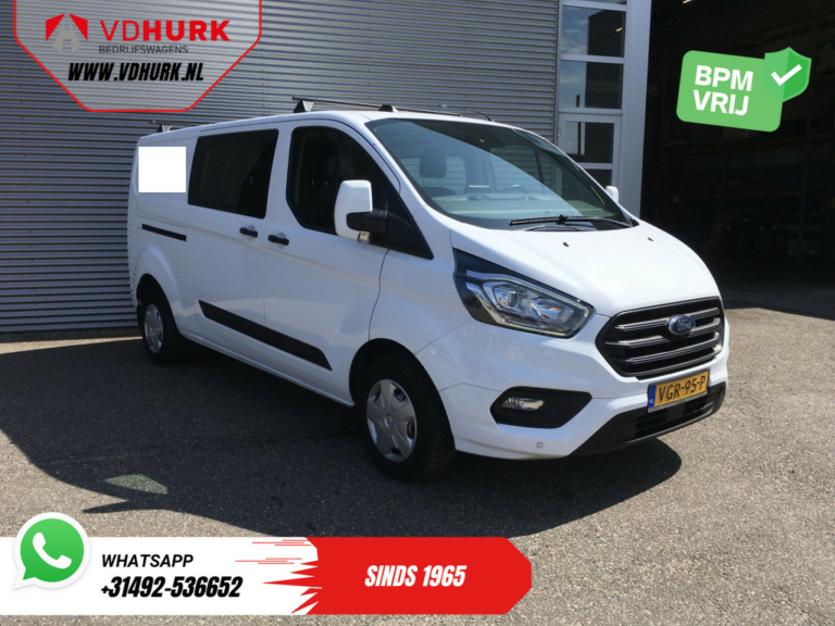 Ford Transit Custom Van 2.0 TDCI L2 Trend DC Doppelkabine BPM FREE! Sitzheizung/ Carplay/ 2.7t Anhängevorrichtung/ Navi/ PDC/ Tempomat