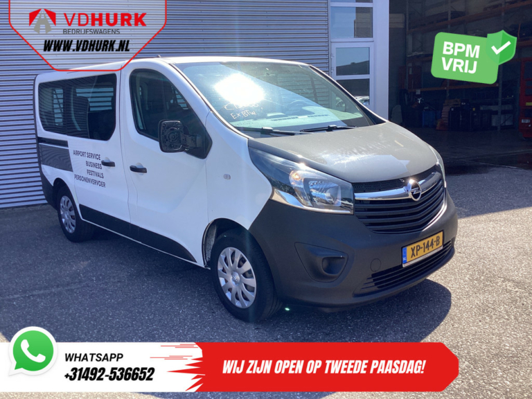 Opel Vivaro Combi Personenvervoer 1.6 CDTI EURO6 EXPORT € 15.125,- Incl. BTW/BPM VRIJ Combi/ Kombi/ 9 Pers./ 9 Persoons/ Airco