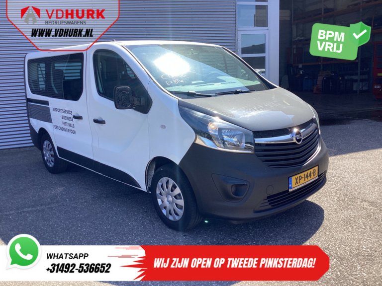Opel Vivaro Combi Personenvervoer 1.6 CDTI EURO6 EXPORT € 15.125,- Incl. BTW/BPM VRIJ Combi/ Kombi/ 9 Pers./ 9 Persoons/ Airco