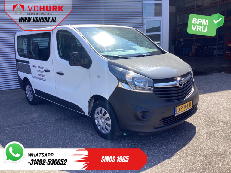 Opel Vivaro Combi Passenger Transport 1.6 CDTI EURO6 EXPORT € 14,452,- Incl. TVA/BPM FREE Combi/ Kombi/ 9 Pers./ 9 Person/ Airco