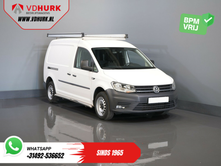 Volkswagen Caddy Bestelbus 2.0 TDI 100 pk DSG Aut. L2 Maxi BPM VRIJ! Imperiaal/ Sidebars/ Verw.voorruit/ Carplay/ Cruise/ Airco